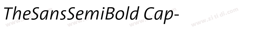 TheSansSemiBold Cap字体转换 TheSansSemiBold Cap字体转换